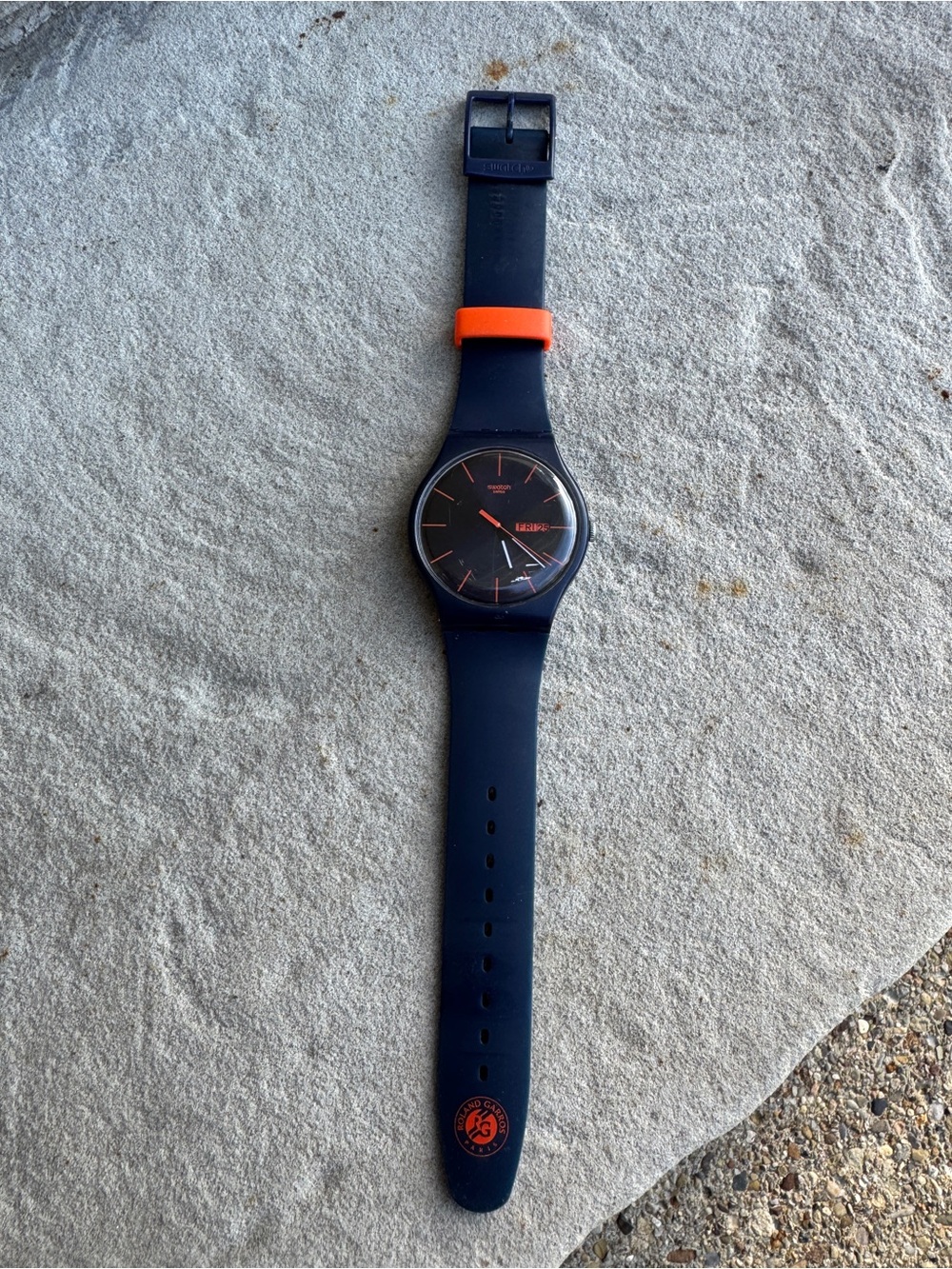 Swatch Blue Orange (working condition) (new battery) check pics Pre-owned